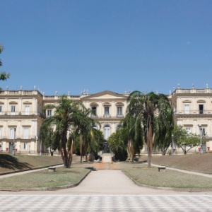 12.jan.2015  - Prédio do Museu Nacional, localizado na Quinta da Boa Vista, zona norte do Rio de Janeiro - Pedro Teixeira / Agência O Globo