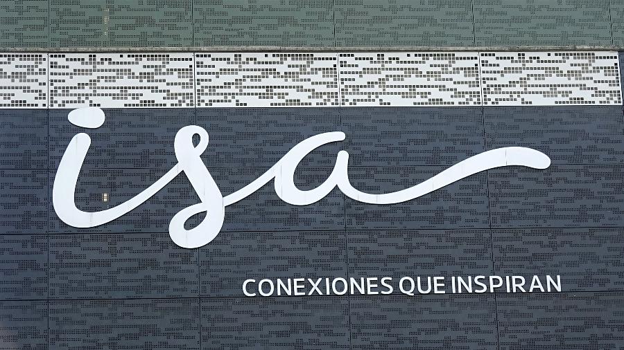 Logo da colombiana Isa, controladora da Isa Cteep, fotografado em Medellín - LUIS JAIME ACOSTA
