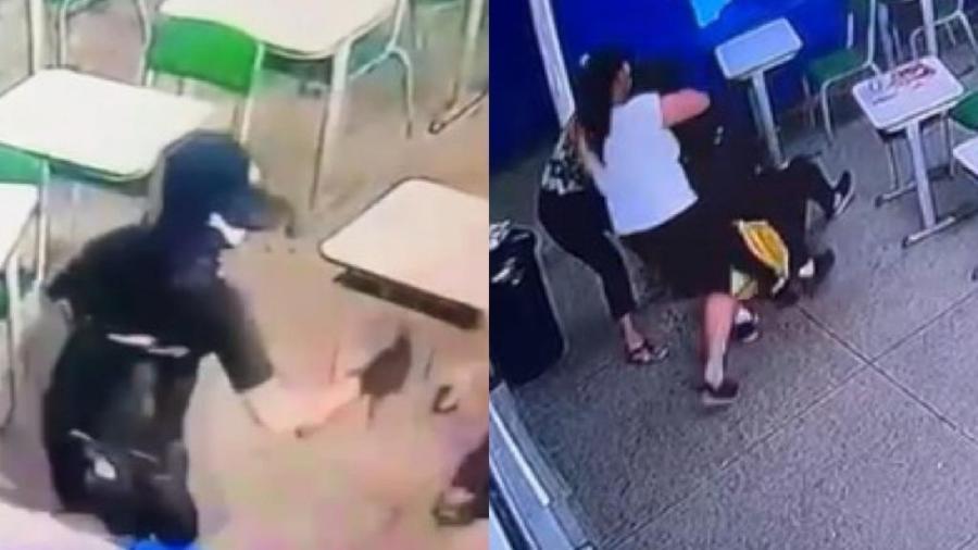 Aluno de 13 anos atacou professoras e colegas a facadas - Reprodução