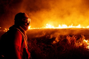 Área queimada aumenta 410% em fevereiro, e ar em Roraima fica 'perigoso' (Foto: 29.fev.2024-Bruno Kelly/Reuters)