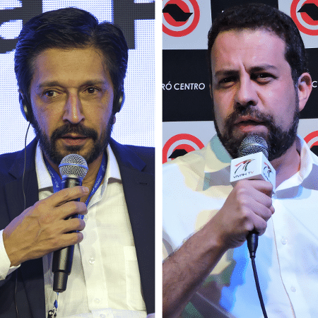 Ricardo Nunes (MDB), Guilherme Boulos (PSOL) e Pablo Marçal (PRTB) - Leco Viana, Leandro Chemelle e Gabriel Silva/Estadão Conteúdo