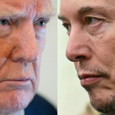 O presidente dos EUA, Donald Trump, e o bilionário Elon Musk O presidente dos EUA, Donald Trump, e o bilionário Elon Musk