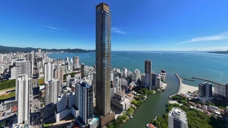Em Itapema (SC), quase 60% das unidades do Charles 2º já estavam reservadas antes do lançamento, que vai ser o primeiro branded residence naútico da América Latina. Prédio vai ser erguido pela construtora Gessele.