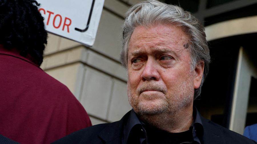 Steve Bannon foi estrategista do ex-presidente dos EUA Donald Trump - Por Karen Freifeld