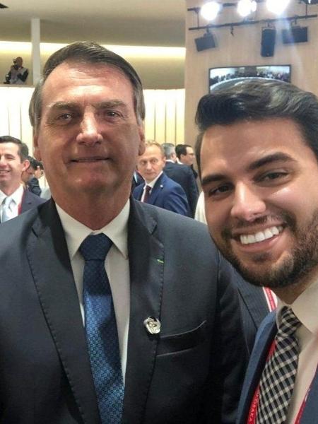 Bolsonaro e seu ex-assessor Filipe Martins