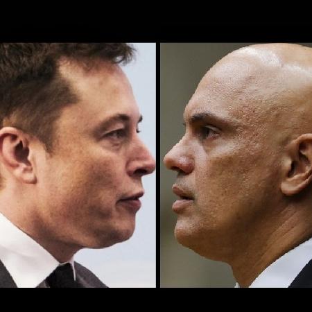 Elon Musk e Alexandre de Moraes