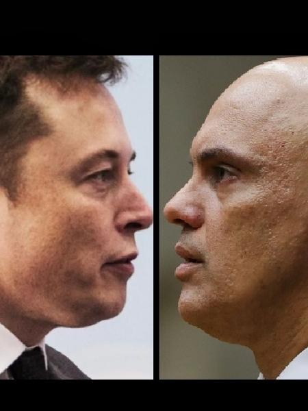 Elon Musk e Alexandre de Moraes