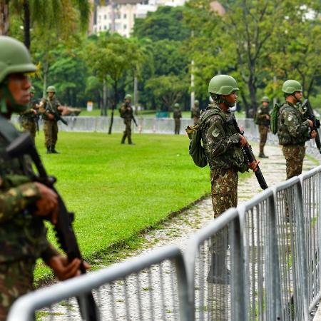 Exército reforça a segurança no Rio de Janeiro durante a Cúpula de Líderes do G20