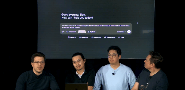 Musk lança Grok 3, nova versão do seu chatbot: 'Mais inteligente da Terra'