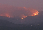Helicóptero destruído após queda em Yosemite, Califórnia
