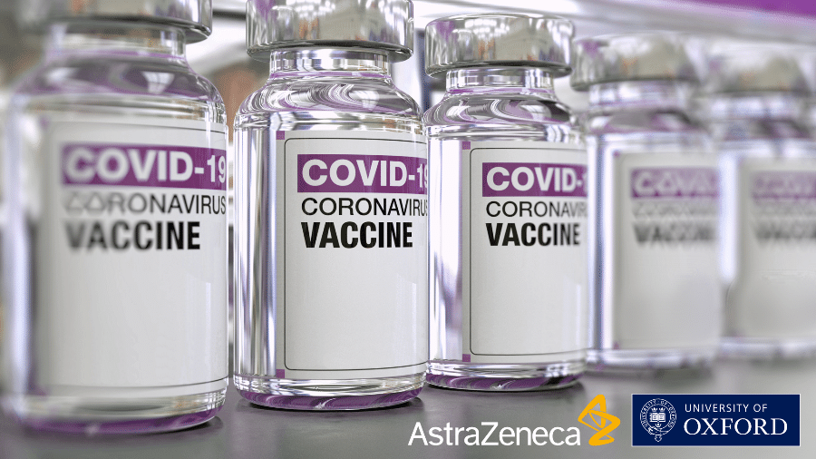 Vacina da AstraZeneca com a Universidade de Oxford tem 70% de eficácia - Divulgação