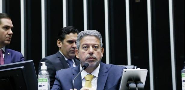 O presidente da Câmara, Arthur Lira