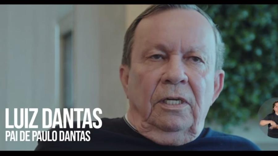 Luiz Dantas em vídeo feito contra o filho governador e veiculado na campanha do rival - Reprodução