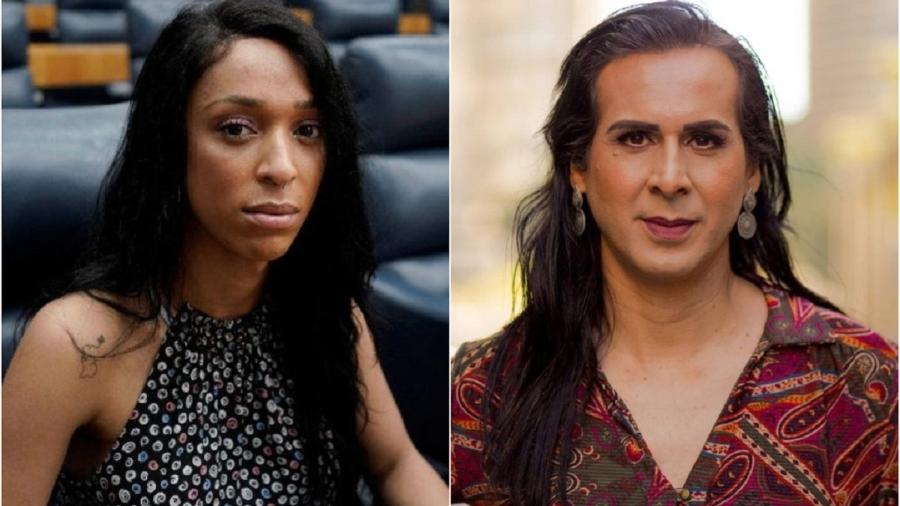 Erika Hilton e Duda Salabert são as primeiras deputadas trans eleitas no Brasil - Alexandre Meneghini/Reuters / Reprodução/Facebook/Duda Salabert