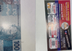 Homens roubam panfletos imitando notas de R$ 100 achando ser dinheiro em SP - Arquivo Pessoal 