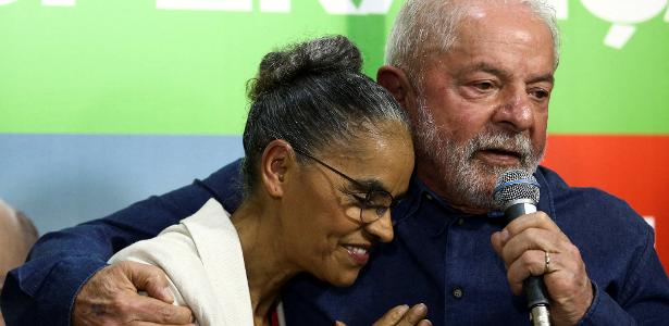 12.set.22 - Lula abraça a ex-mimistra do Meio Mabiente Marina Siva 
