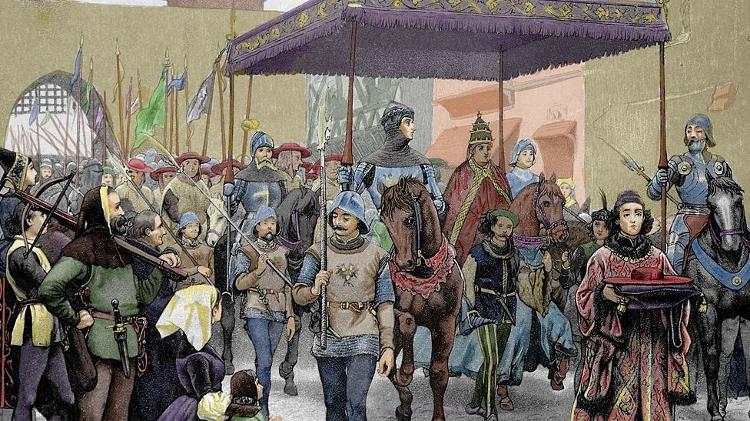 Third Pope John 23 arrives at the Council of Constance - Getty Images - Getty Images