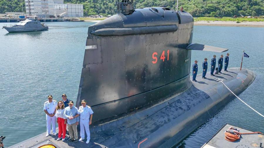 Novos submarinos brasileiros estão sendo construídos no Complexo Naval de Itaguaí (RJ) - Ricardo Stuckert / @LulaOficial 