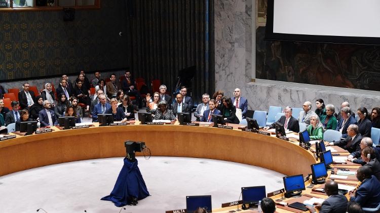  Membros do Conselho de Segurança da ONU se reuniram para votar resolução sobre Gaza