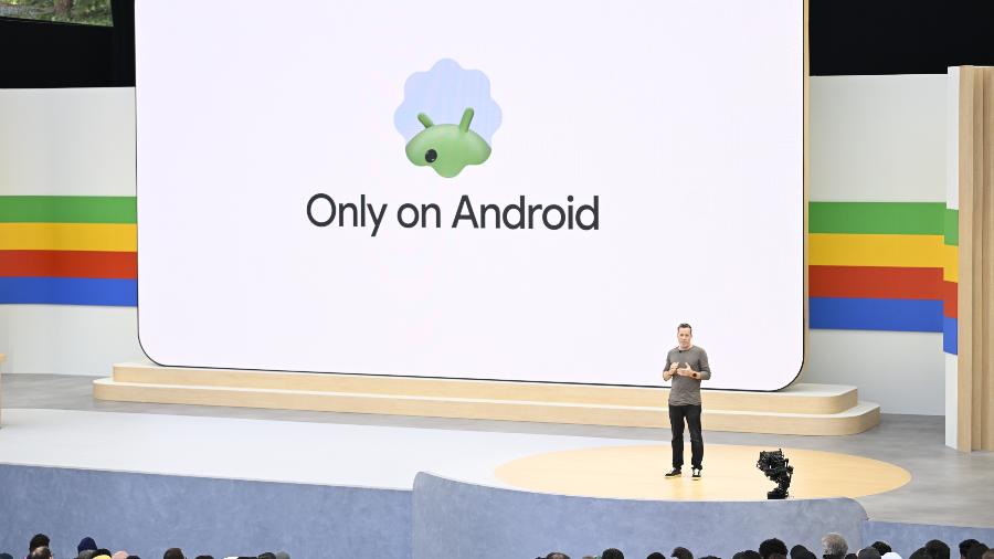 Dave Burke, vice-presidente de engenharia do Android, apresenta novidades do Android 15