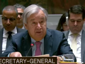 Guterres condena Irã e Israel e diz que região 'virou inferno' 