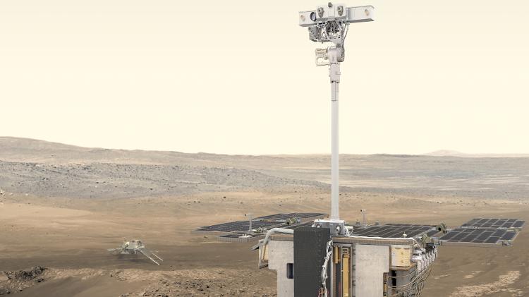 Rosalind Franklin, o robô-rover que a ESA vai enviar para Marte - Divulgação/ESA - Divulgação/ESA