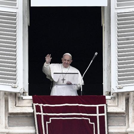 01.mar.2020 - Papa Francisco em missa no Vaticano - 01.mar.2020 - Filippo Monteforte/AFP/Folhapress
