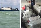 Marinha e PF fazem apreensão recorde de 3,6 toneladas de cocaína no mar - Reprodução