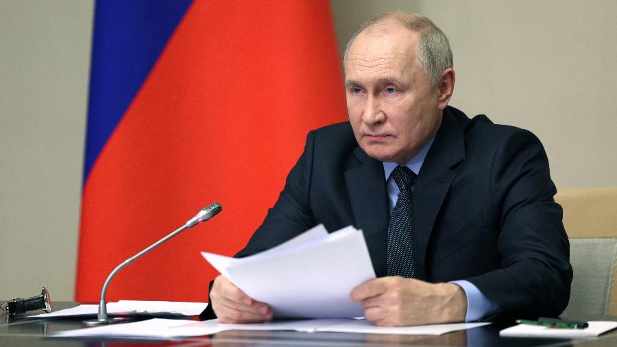 Vladimir Putin, presidente da Rússia - Gavriil Grigorov - 30.out.2023/via Reuters