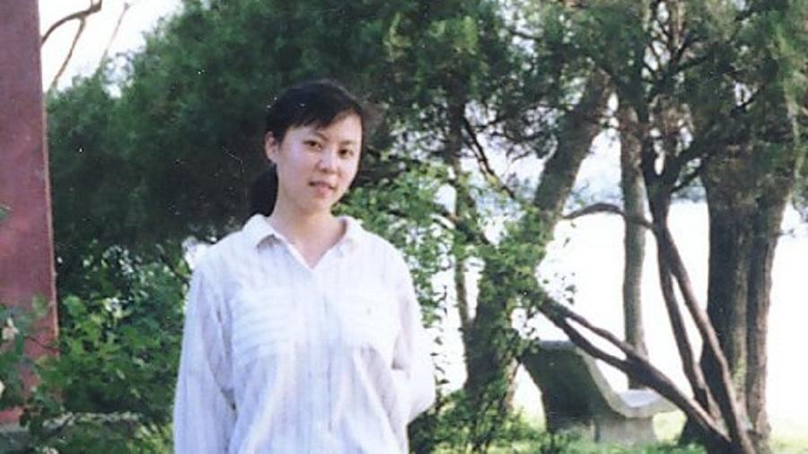 Zhu Ling antes de ser envenenada em 1995