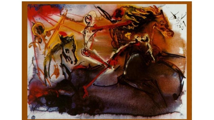 "O Cavaleiro do Apocalipse", de Salvador Dalí