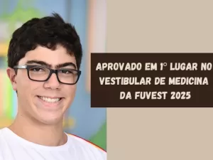 Fuvest 2025: aprovado em 1º lugar para Medicina dá dicas de estudo