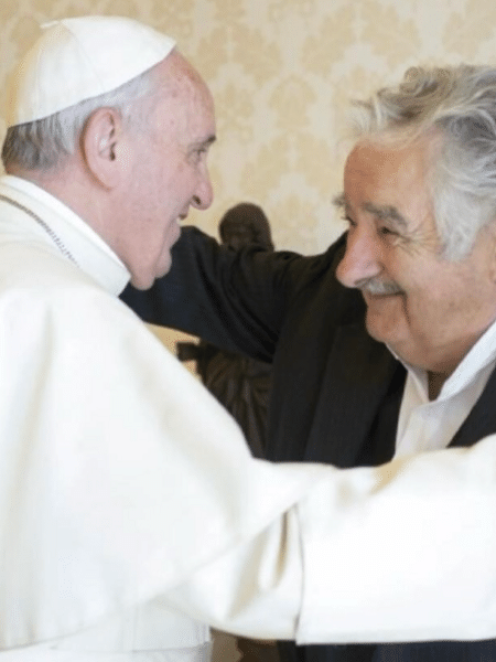 Mujica e Francisco - Reprodução/Instagram