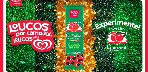 Kibon relança 'Guaraná no Palito' em edição especial de Carnaval