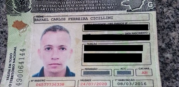 Rafael Cicillini, de 21 anos, adquiriu a CNH na cidade de Passos, em Minas Gerais - Divulgação/PM