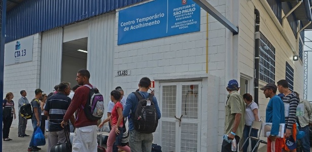 29.Mai.2018 - Venezuelanos chegam a centro de acolhimento em São Paulo - Rovena Rosa/Agência Brasil