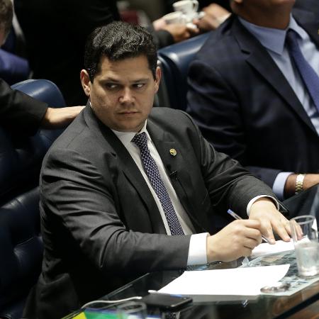 06.fev.2019 - O presidente do Senado Davi Alcolumbre (DEM-AP) - Pedro Ladeira/Folhapress