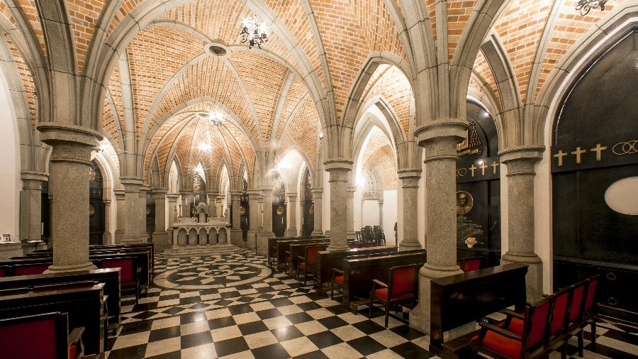 04.12.2018 - Com acesso restrito, a Cripta é mais antiga do que a própria Catedral, inaugurada só em 1954 - Keiny Andrade/Folhapress