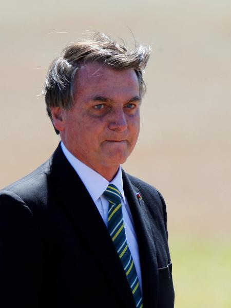 Presidente Jair Bolsonaro durante cerimônia em Brasília - 