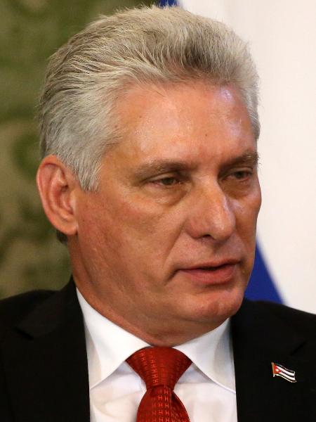 O presidente de Cuba, Miguel Díaz-Canel