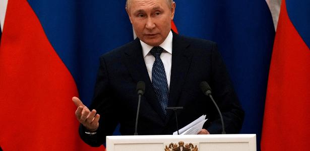 Presidente da Rússia, Vladimir Putin, em Moscou