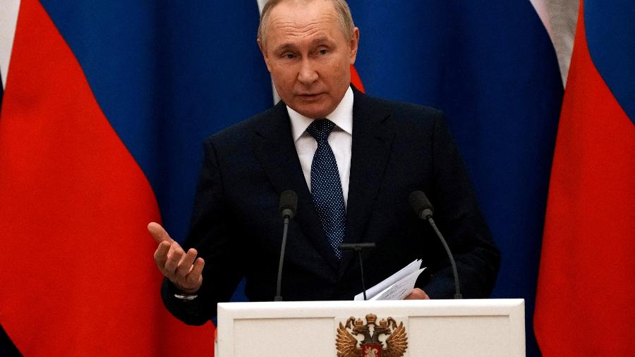 Presidente da Rússia, Vladimir Putin, em Moscou - Thibault Camus/Pool via Reuters