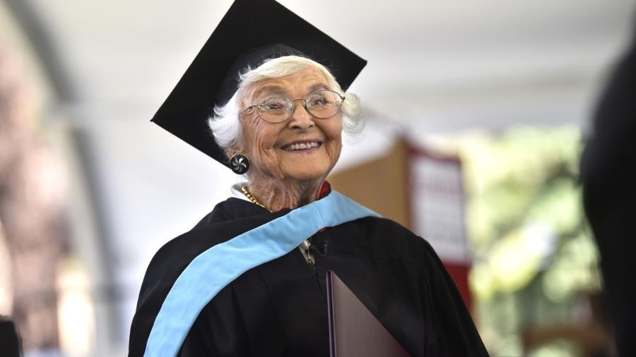 Virginia Hislop foi obrigada a deixar a universidade em 1940 após a convocação de seu então namorado