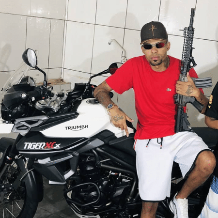 MC Bokão em postagem na rede social MC Bokão em postagem na rede social