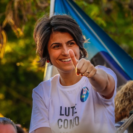 27.out.2018 - A ex-deputada federal Manuela D"Ávila (PCdoB-RS) - Alex Viana/Estadão Conteúdo