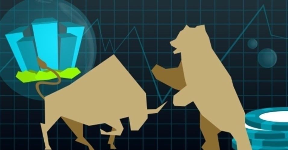 chamadas gírias e jargões do mercado financeiro - Arte UOL