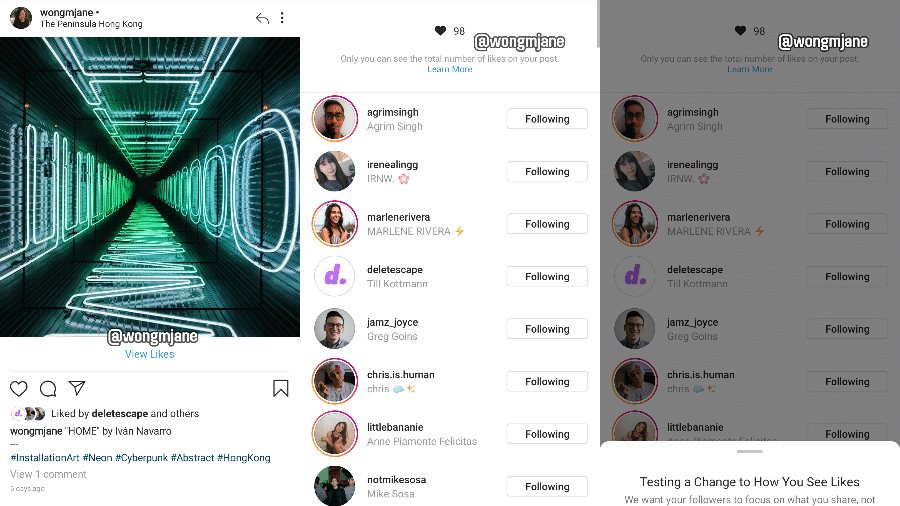 Mudança no Instagram pode fazer a rede social parar de mostrar número de likes - Reprodução/Tech Crunch