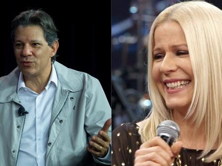 Fernando Haddad e Paula Toller - Kleyton Amorim/UOL e Reprodução