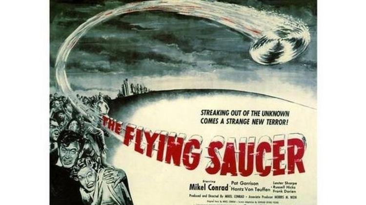 O primeiro disco voador do cinema apareceu em um filme independente chamado "The Flying Saucer" ("O disco voador"), de 1950 - Alamy - Alamy