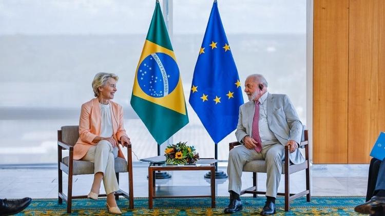 Arquivo - Lula e a presidente da Comissão Europeia, Ursula von der Leyen Arquivo - Lula e a presidente da Comissão Europeia, Ursula von der Leyen